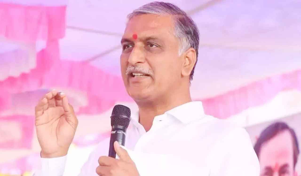 Harish Rao demands Congress govt for immediate release of all pending DAs