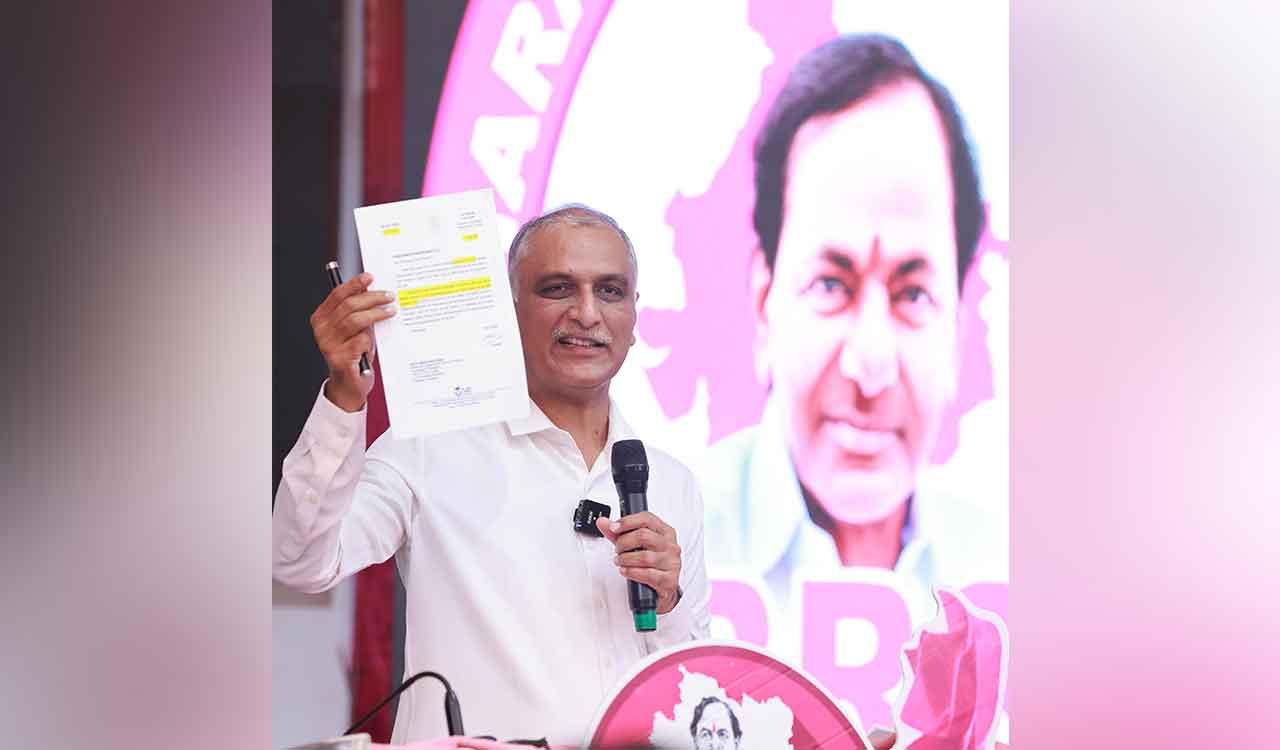 BRS MLA Harish Rao warns of 400 TMC Godavari water loss to Andhra Pradesh