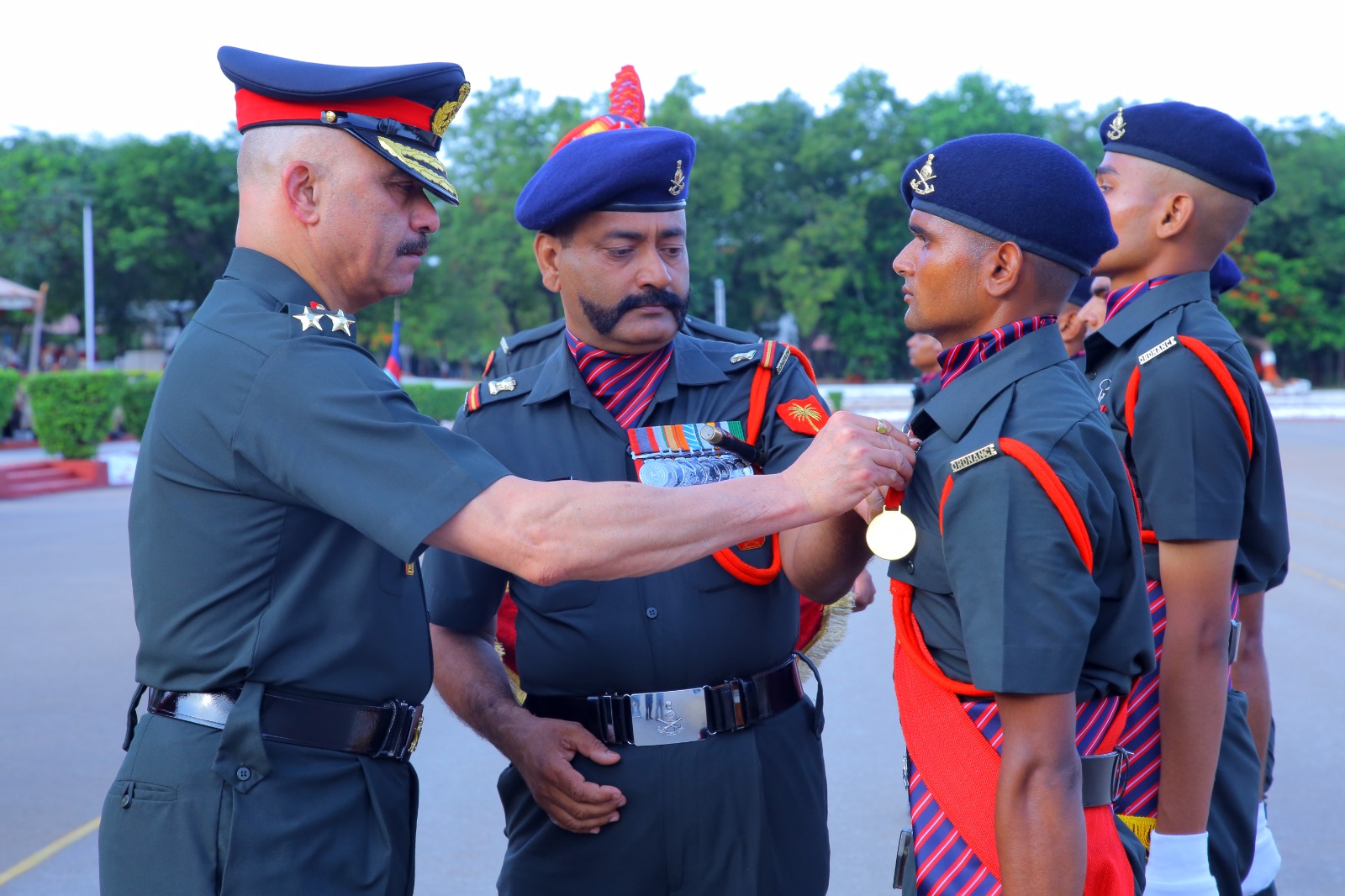 AOC Centre marks successful completion of military training with grand parade