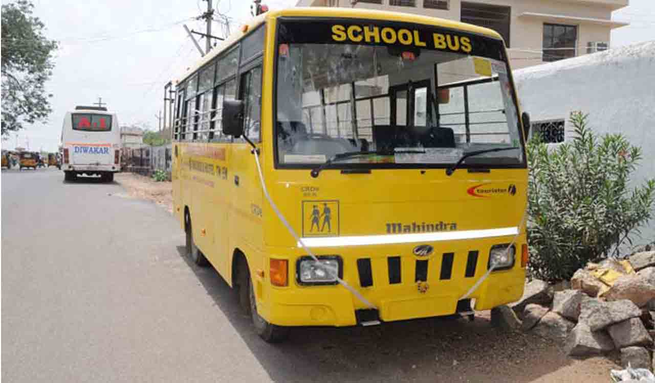 Five Hyderabad school bus drivers caught drunk driving during checks