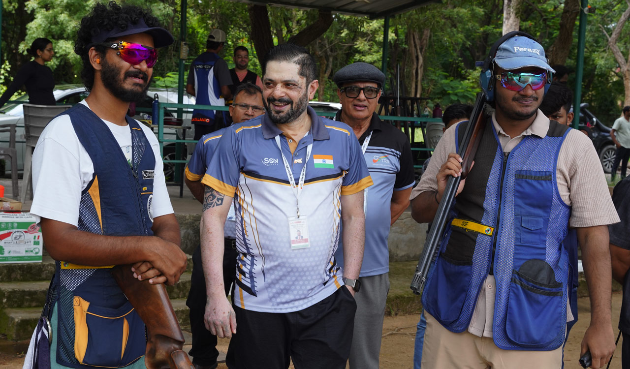 Nahdi clinches gold in Telangana trap shooting
