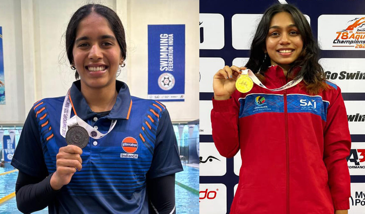 Rithvika clinches gold as Vritti shines with silver double