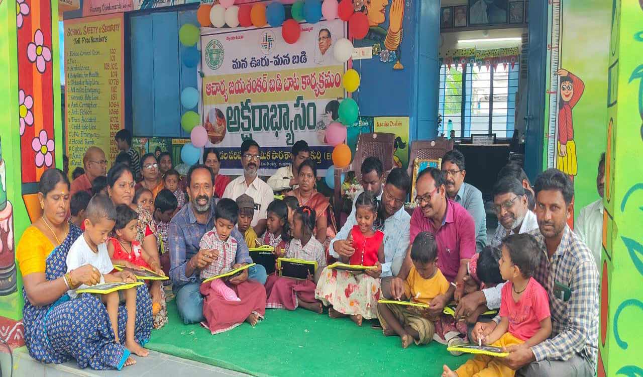 Vande Mataram Foundation’s slate ritual completes 18 inspiring years in Telangana
