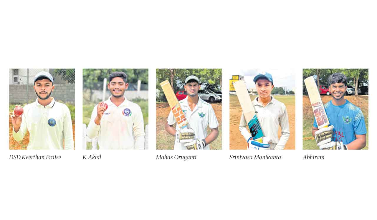 Keerthan, Akhil shine with ball in HCA league cricket