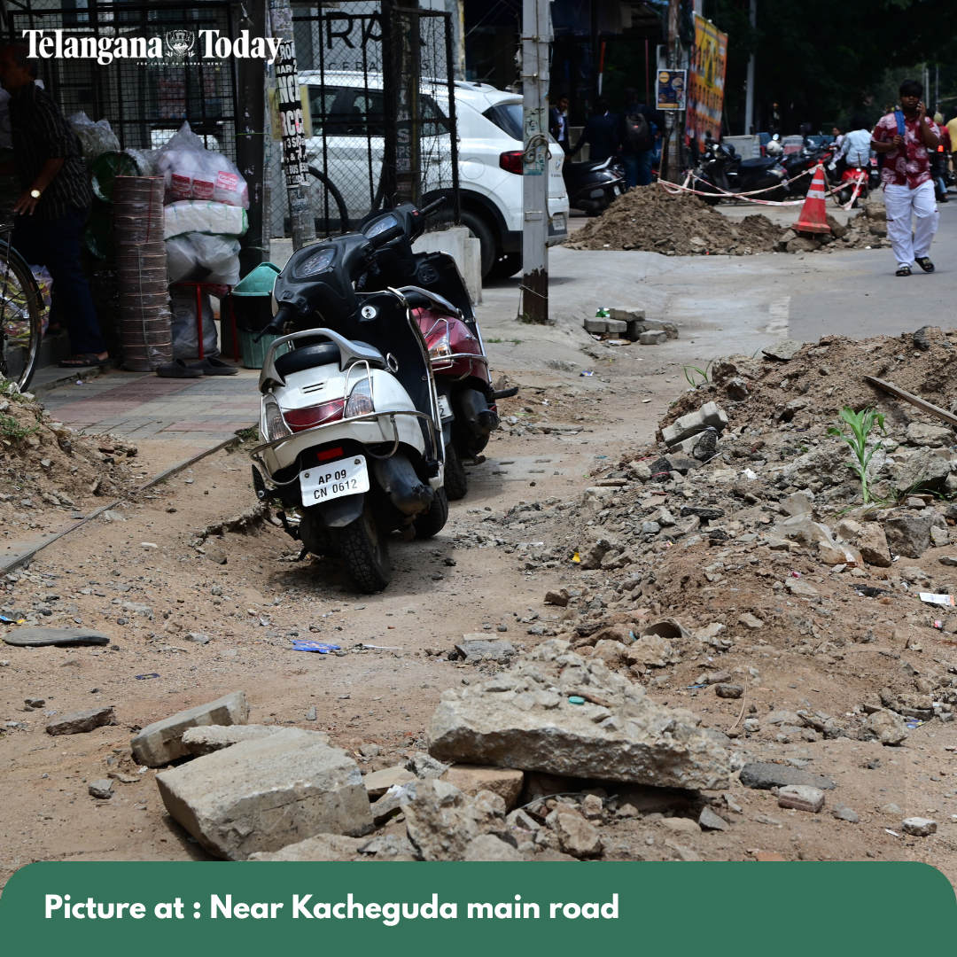 Pothole-ridden internal roads plague Hyderabad residents
