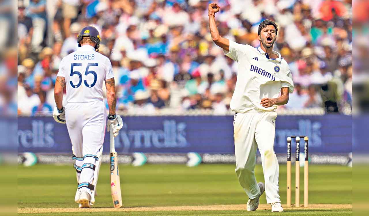 India tottering at 58/4 in the chase of 193 as England fight back; Lord’s Test evenly poised