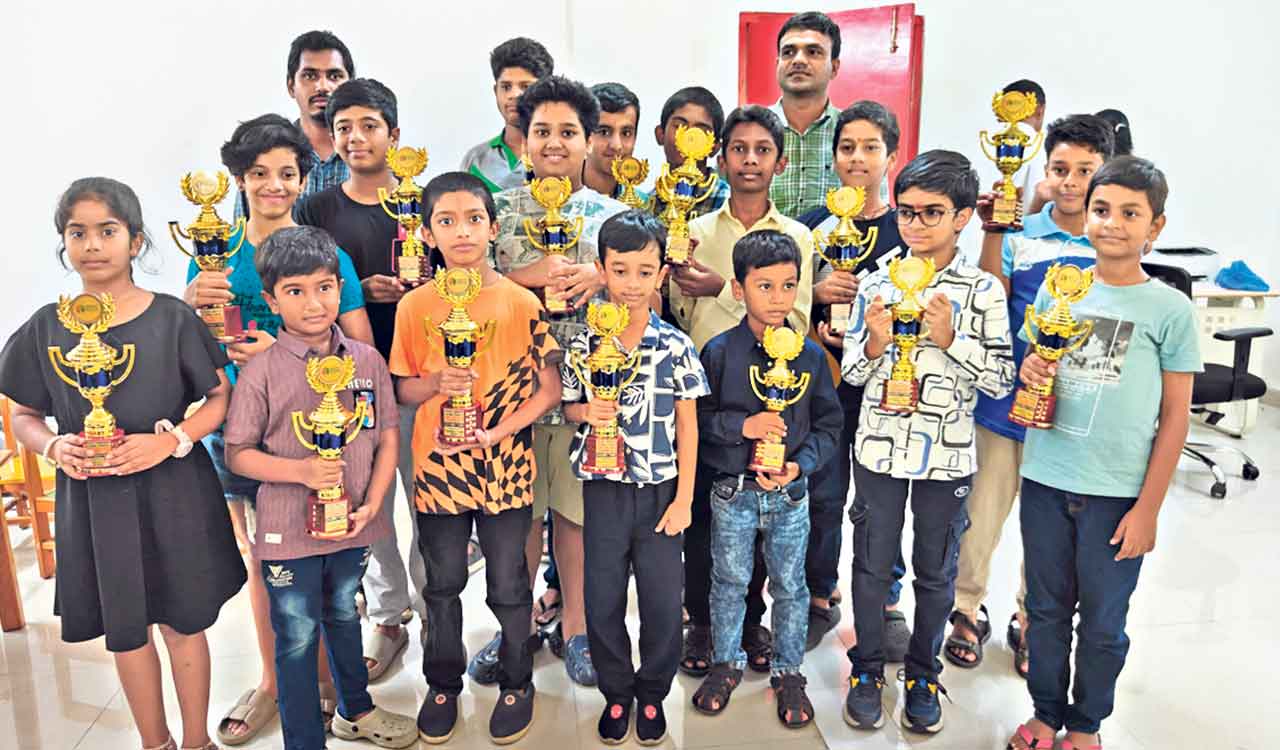 Ganesh wins title in the sixth Mount Banyan Global School chess tournament