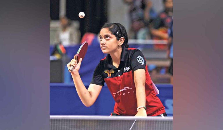 sports table tennis tanay secures 11 3 11 6 11 7 win against rashith