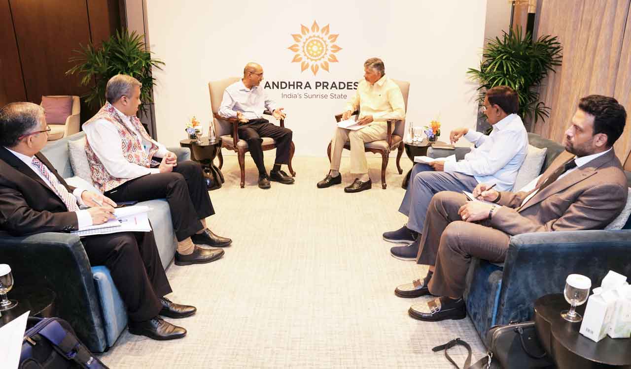 Naidu seeks AI Singapore’s support to set up AI, innovation hubs in Andhra