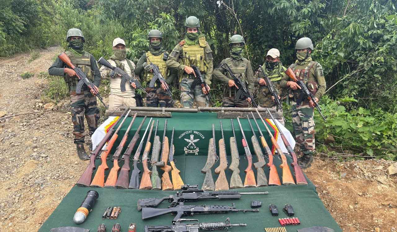 Manipur: Eight militants arrested, arms and ammunition recovered