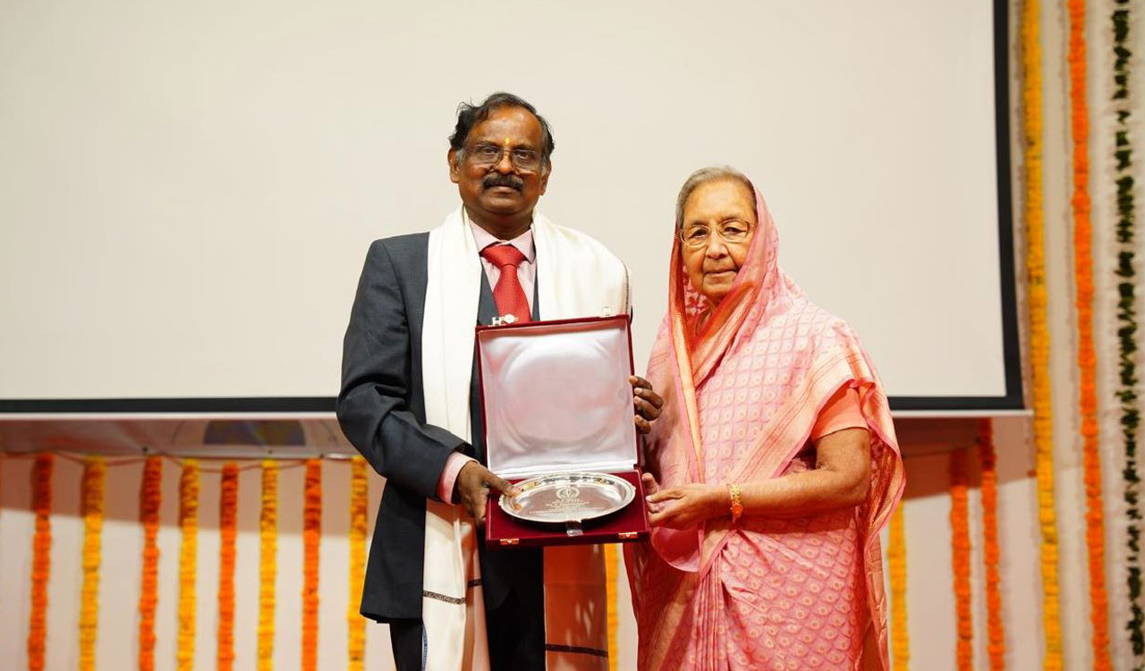 ISRO chief Dr. V Narayanan honoured with GP Birla Memorial Award