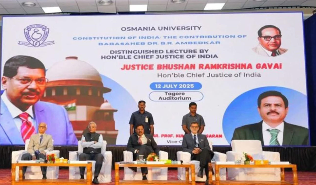 CJI Gavai unveils special postal cover on Dr BR Ambedkar