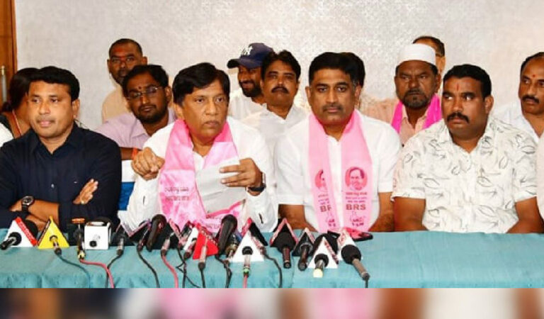 BRS leader Vinod Kumar urges immediate operation of Kannepalli pump house to save farmers