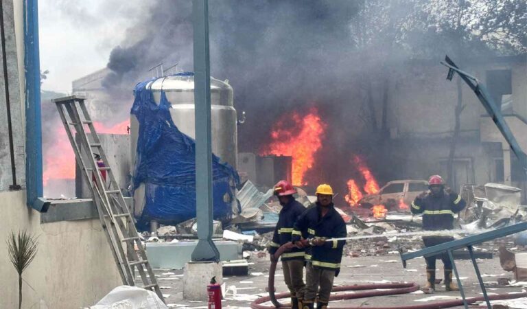 Twenty still trapped as rescue operations continue at Sangareddy blast site