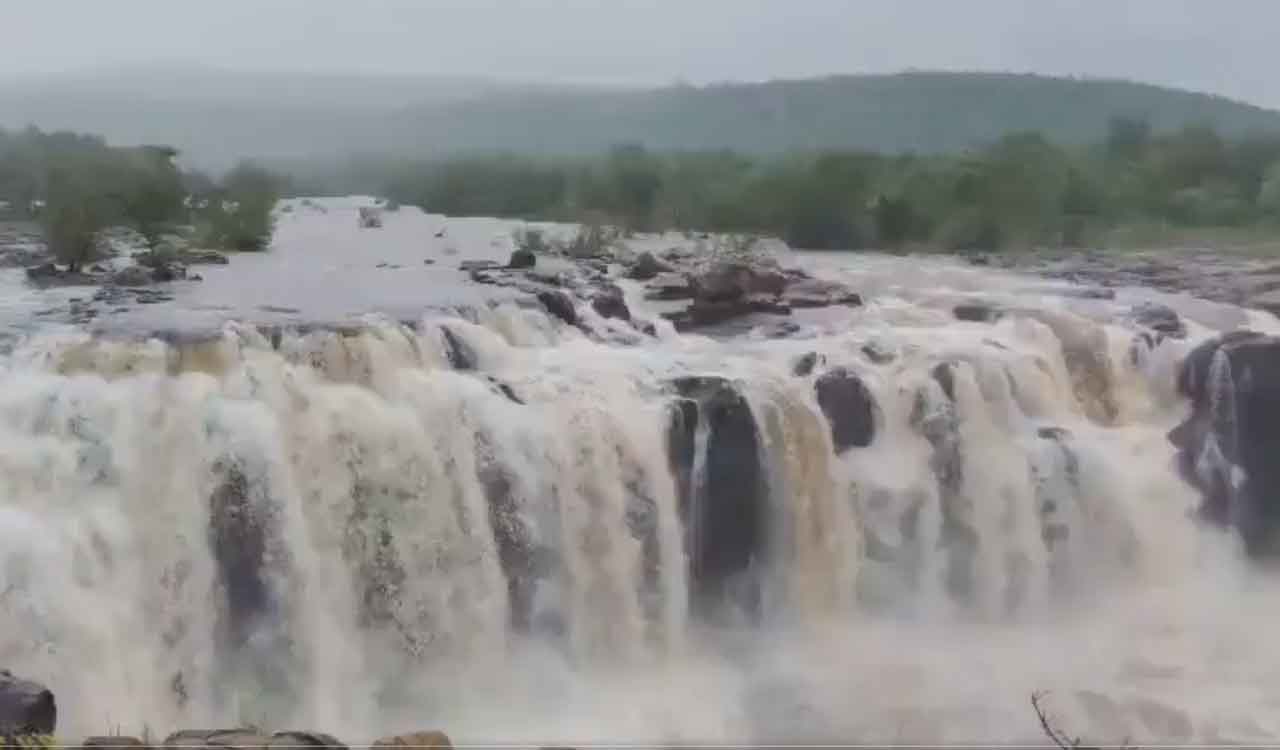 Telangana: Prohibitory orders at Bogatha waterfalls, heavy rains affects coal production