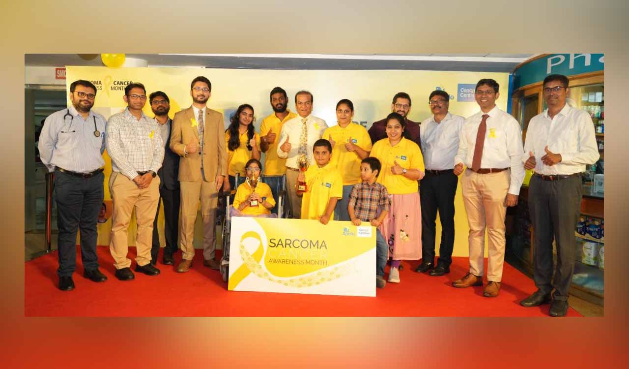 Hyderabad: Apollo Hospitals felicitates bone cancer survivors on World Sarcoma Day