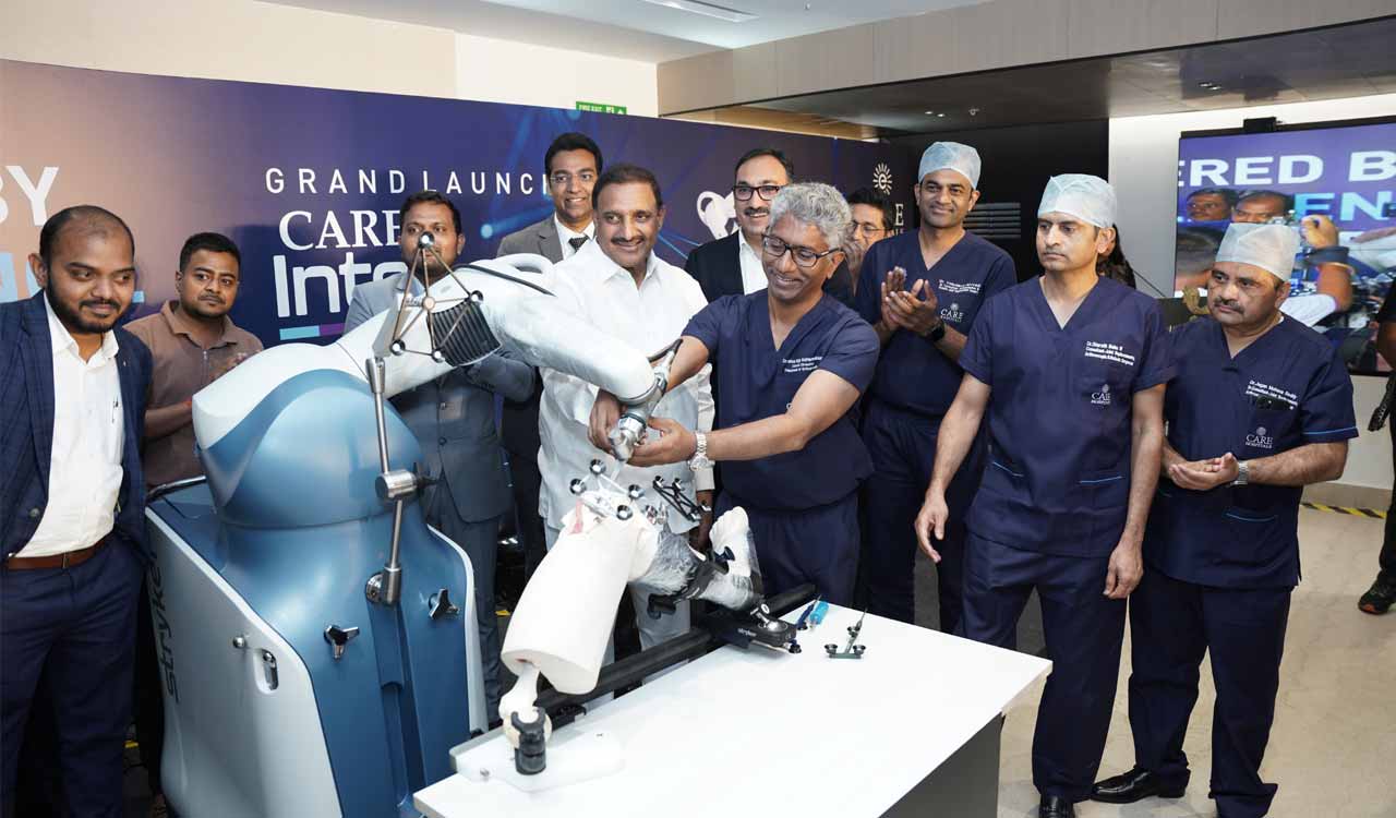 Hyderabad: Care Hospitals launches AI-powered Stryker Mako Robotic System