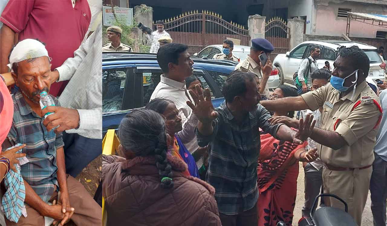 Father of missing Sigachi victim smashes head in anguish