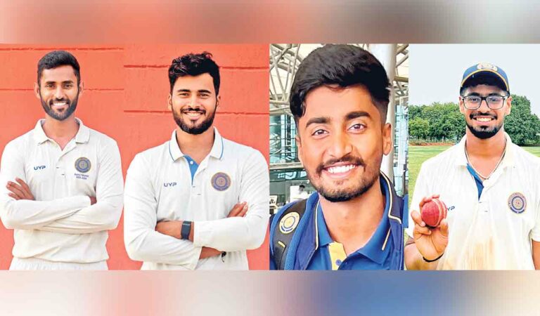sports hca league nitesh abhirath hit tons nishanth shines with ball