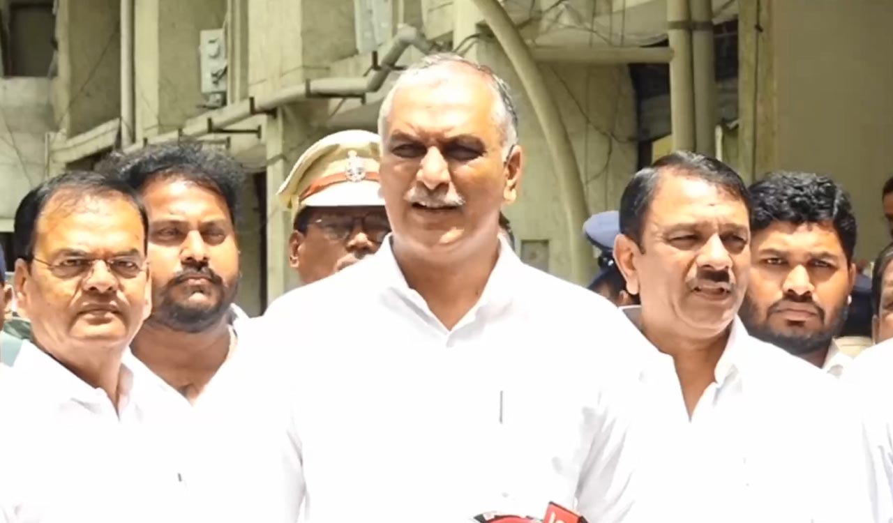 Harish Rao slams Revanth Reddy’s Krishna water claims, calls it a cover-up of Congress failures