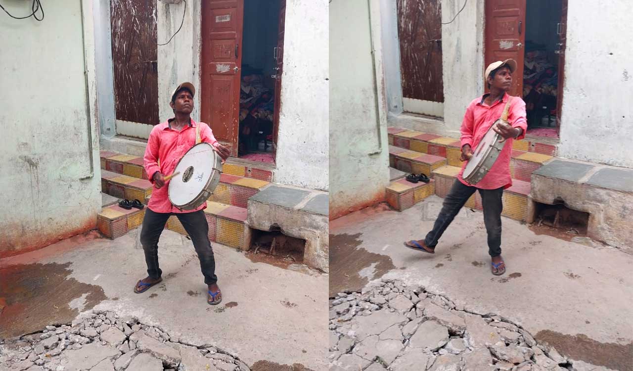Watch: Third-generation drummer keeps Bonalu tradition alive in Falaknuma