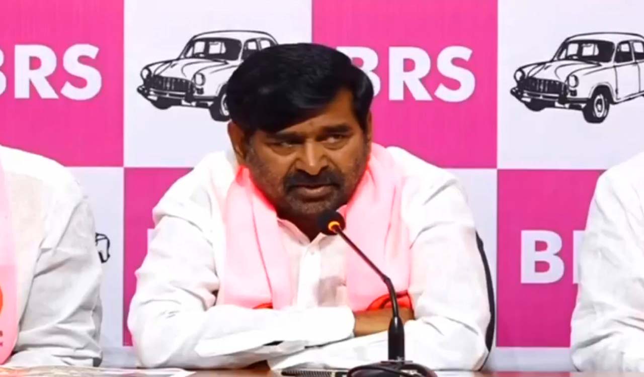 Jagadish Reddy slams Congress government rule, calls it zero development period