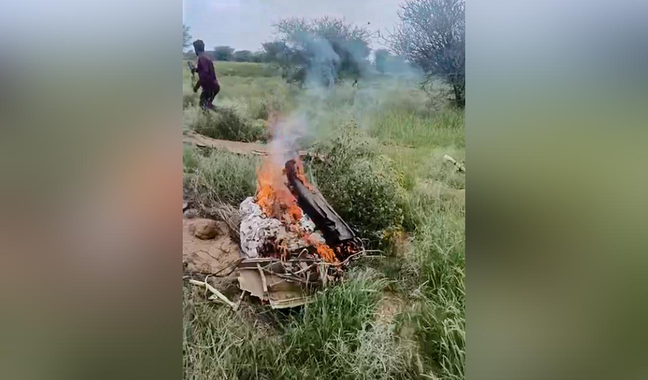 Two killed as IAF’s Jaguar fighter jet crashes in Rajasthan’s Churu