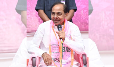 KCR slams Revanth, Naidu and Modi for working against Telangana
