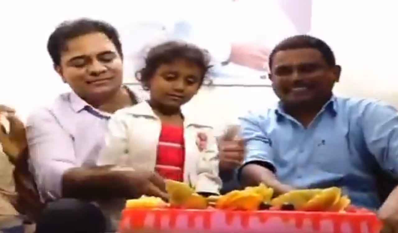 KTR visits jailed BRS activist’s family on birthday, sends strong message of support