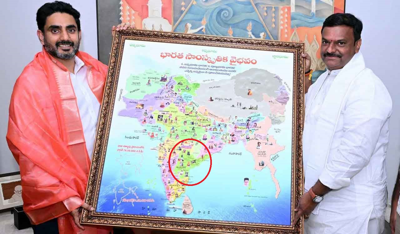 KTR demands apology from Modi over AP BJP chief’s presentation of united AP map