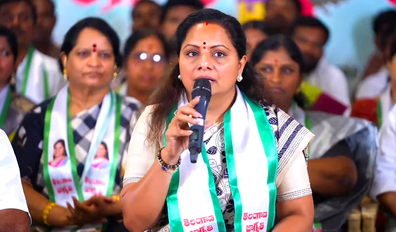 Kavitha demands Congress to pressurise Centre on 42 per cent BC reservations
