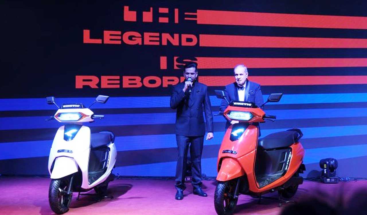 Kinetic re-enters two-wheeler market with electric DX scooter