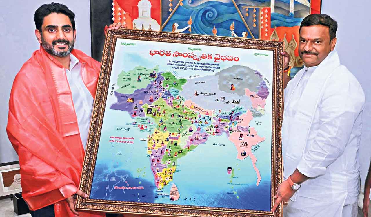 India map presented by AP leaders omits Telangana, sparks political storm