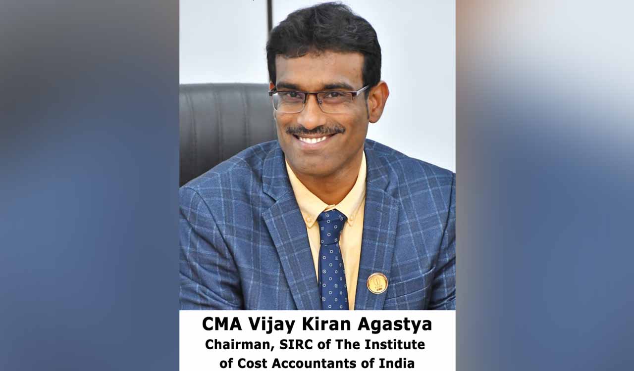 Hyderabad: Vijay Kiran Agastya new elected chairman of ICAI-SIRC