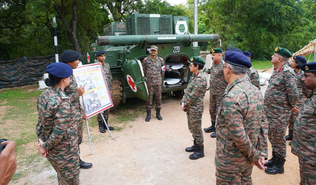Lt Gen Sadhna Nair assesses readiness at Military Hospital Secunderabad