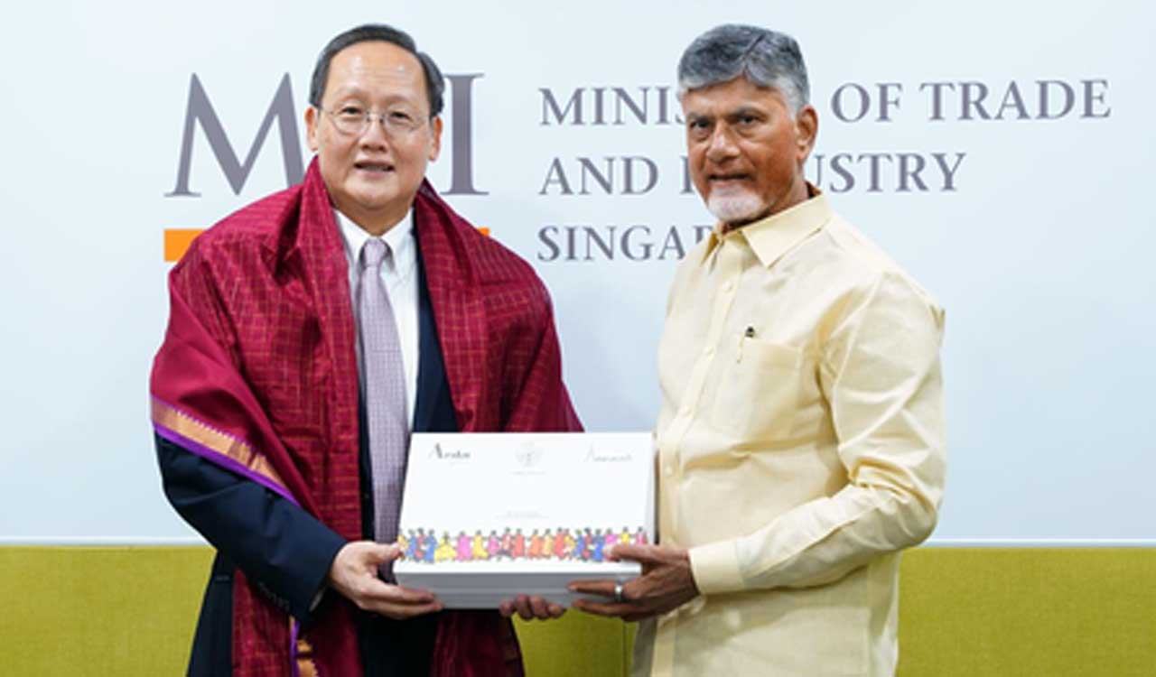 Naidu, Singapore minister discuss green energy, data centres and logistics