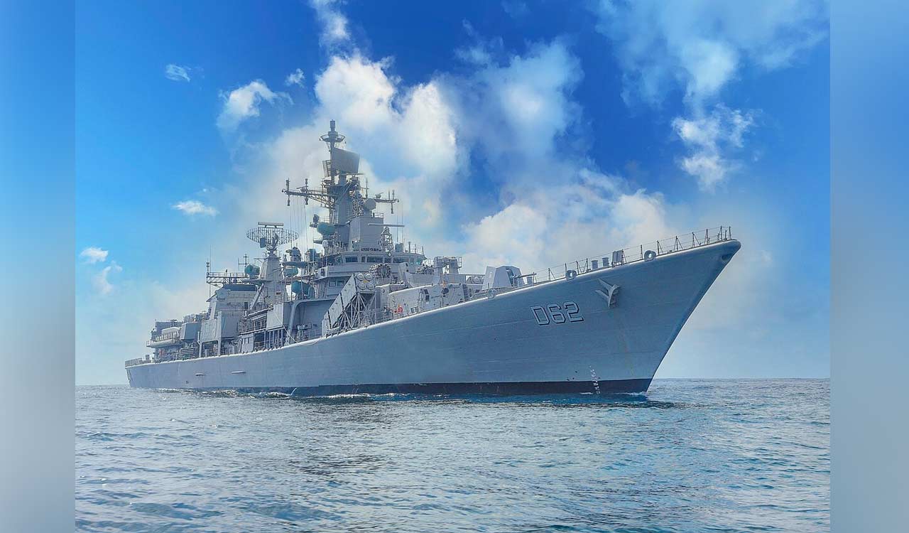 Keel laying of Navy Fleet Support Ship held