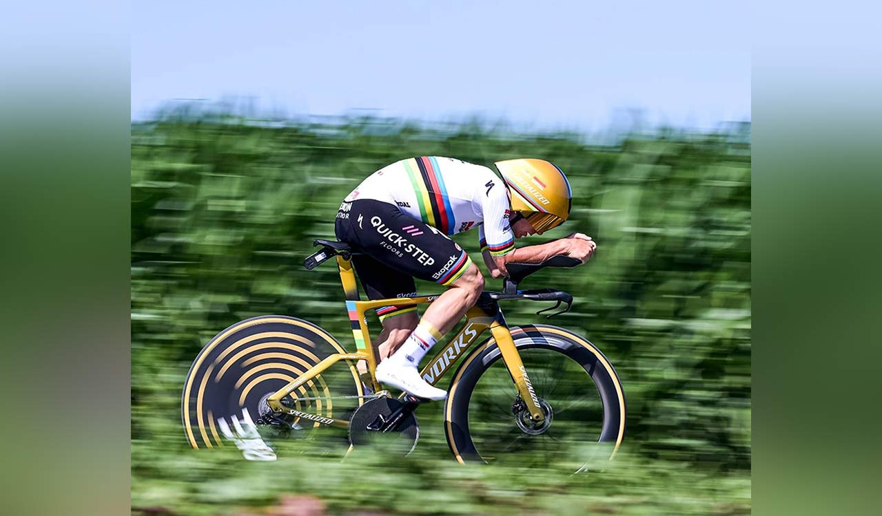 Remco Evenepoel wins Stage 5 TT, Pogacar claims Yellow at Tour de France