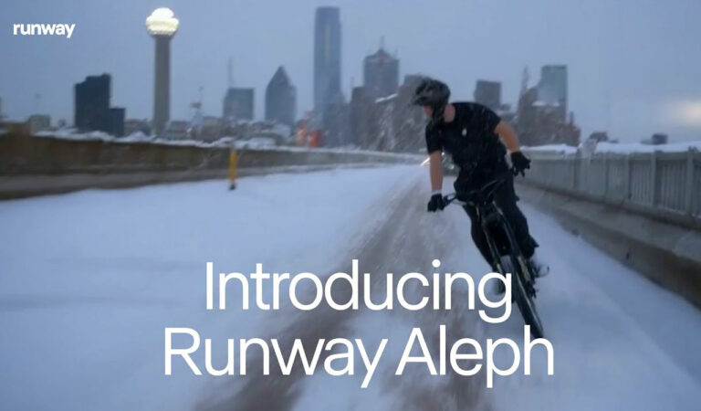 techonology runway launches aleph a breakthrough ai model for advanced video editing