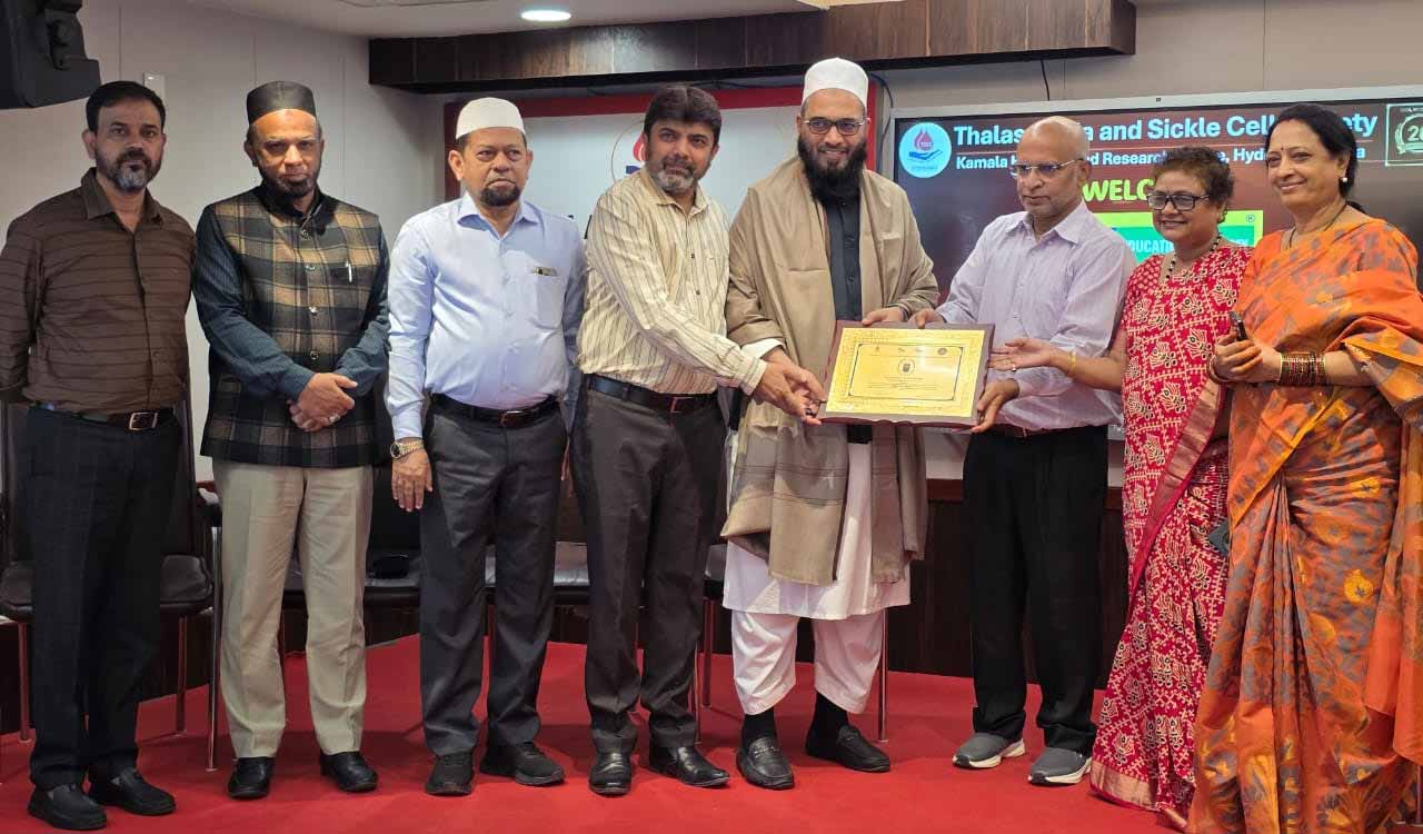Hyderabad: Thallassemia Society honours MS Education Academy
