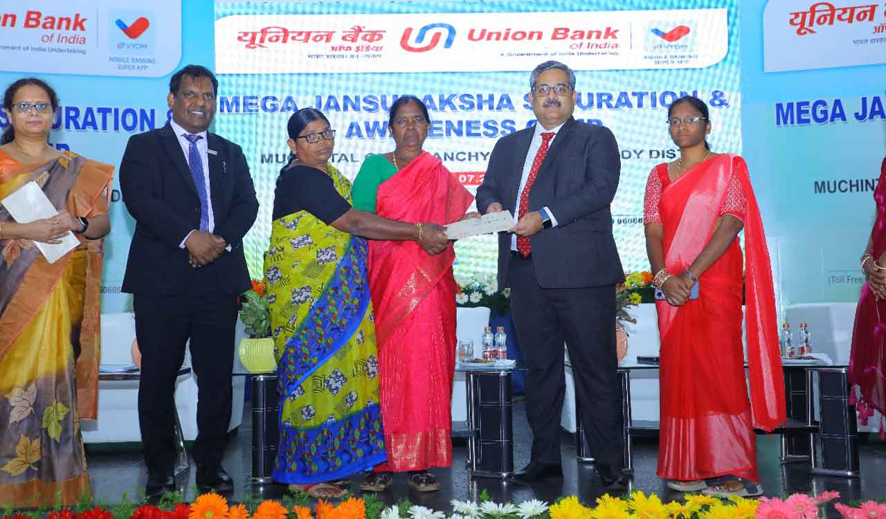 Union Bank of India organises Suraksha camp in Munchintala village