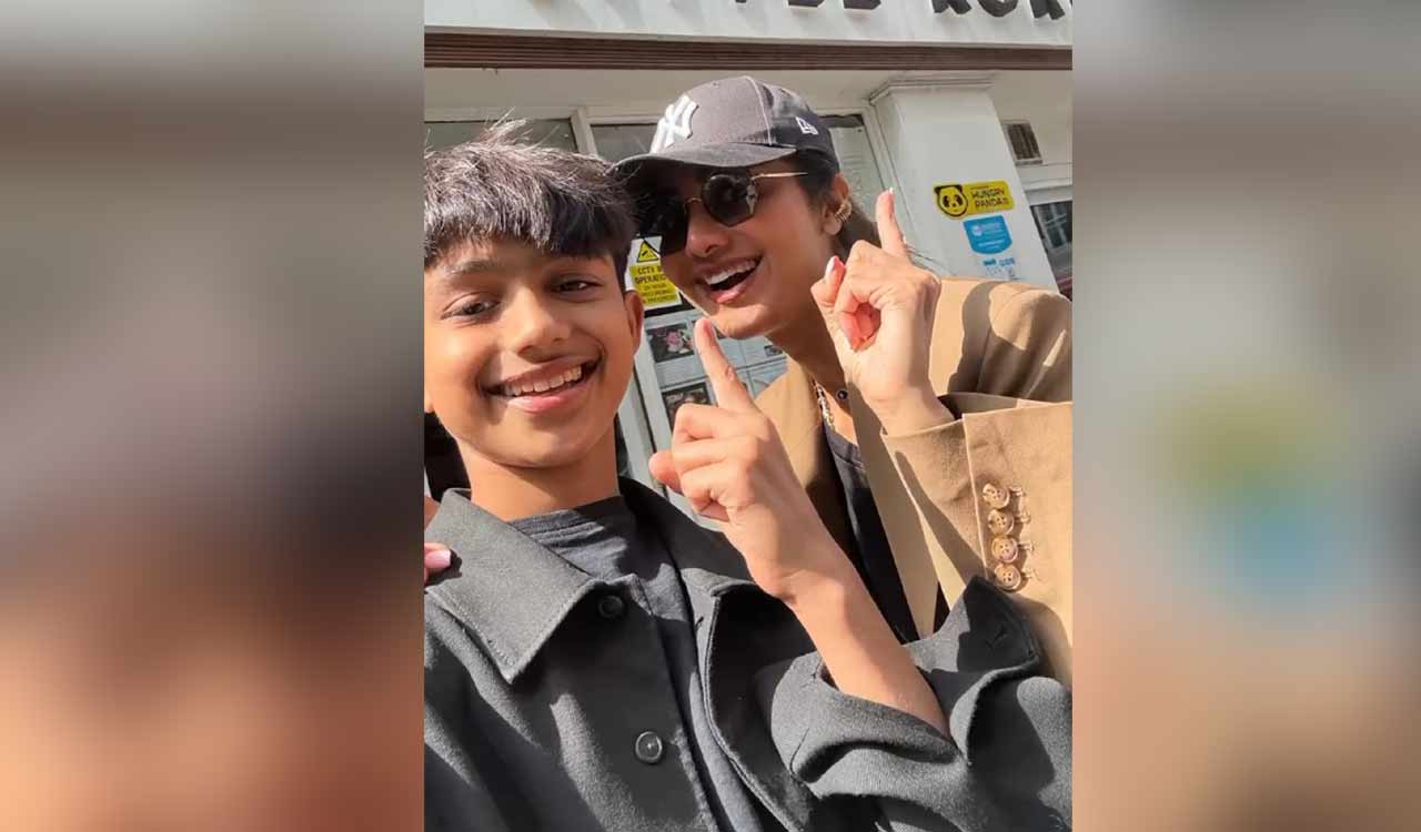 Shilpa Shetty shares a glimpse of her Sunday binge date with son Viaan in London