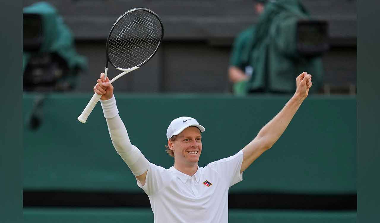 Sinner avenges French Open loss, beats 2-time defending champion Alcaraz to win his first Wimbledon title