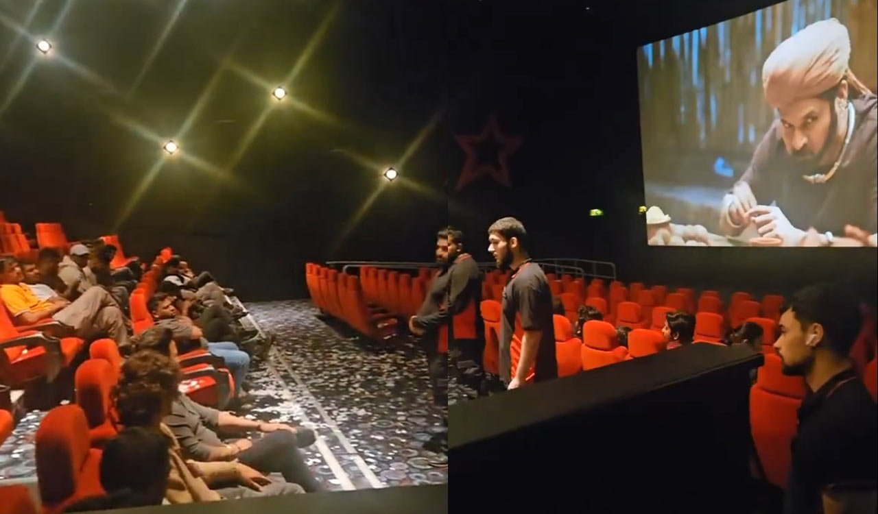 Watch: UK theatre halts Hari Hara Veera Mallu screening as Pawan Kalyan fans throw confetti, video sparks outrage