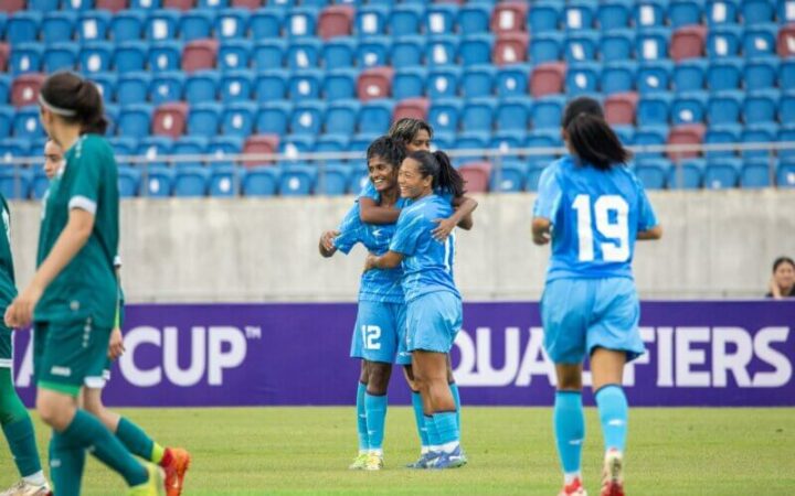 sports indian women blank iraq secure 5 0 win in afc asian cup 2026 qualifiers
