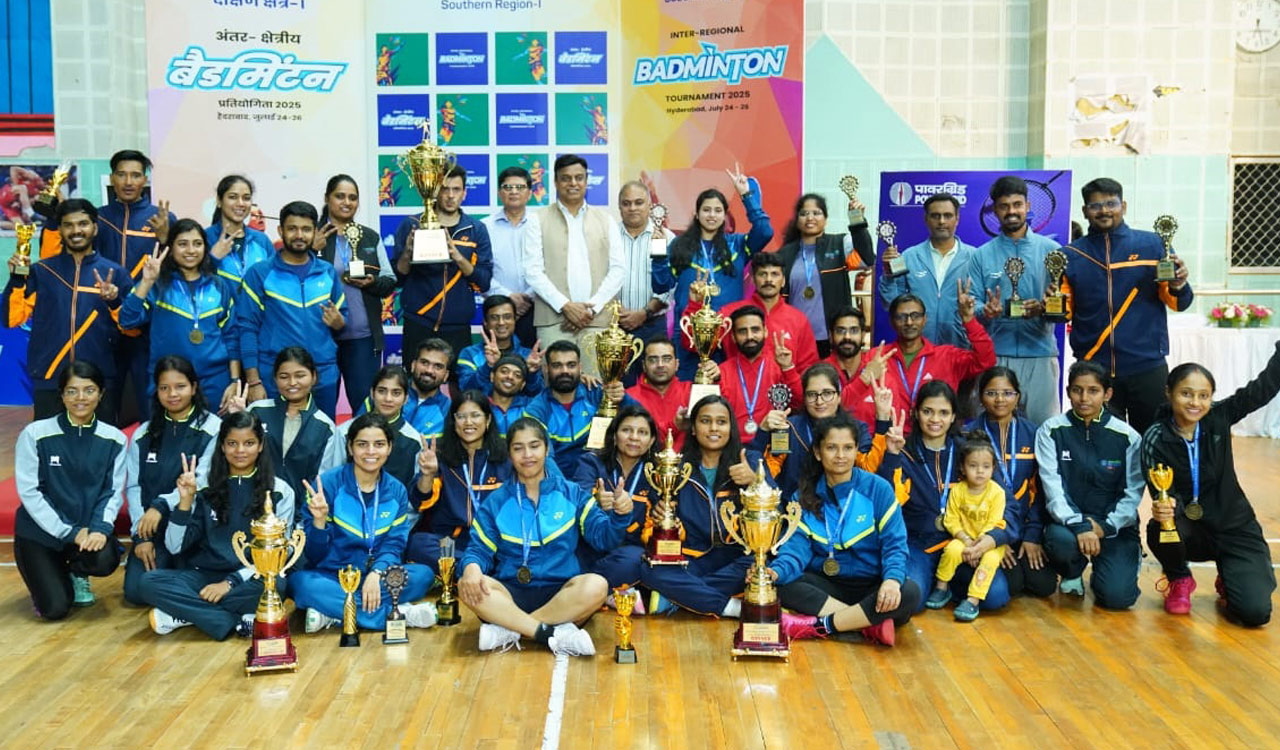 Pintoo and Pinki clinch titles at Powergrid inter-region badminton