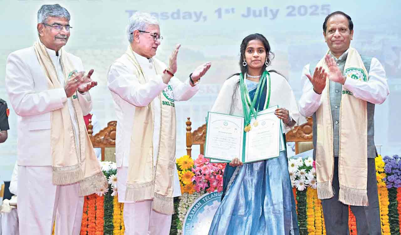 Fourth convocation of Sri Konda Laxman Telangana Horticultural University held