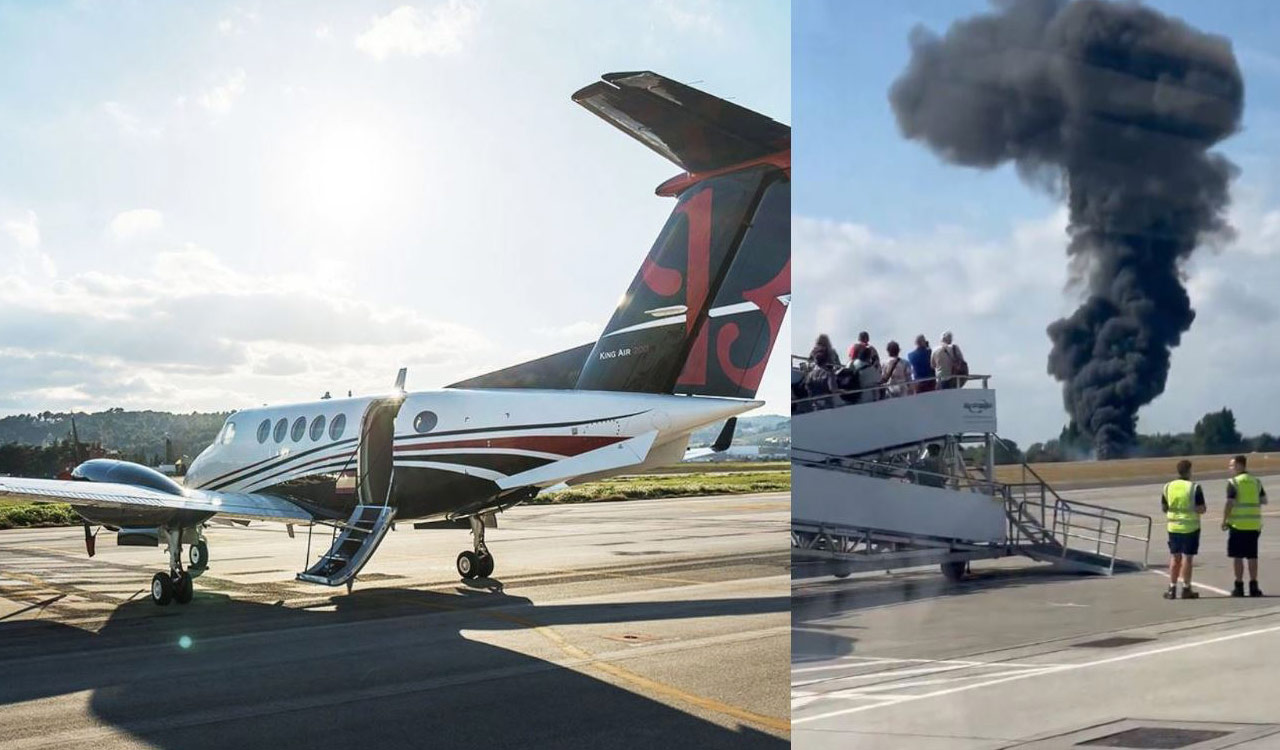 Small plane crashes at London Southend Airport