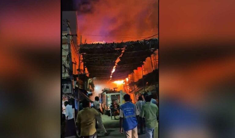 Fire breaks out near Tirupati's Govindaraja temple