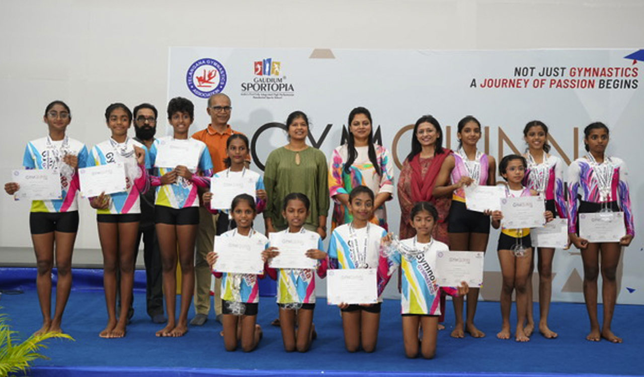 The Gaudium School tops medals tally